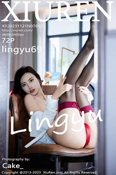 [XiuRen秀人网]No.7692_模特Lingyu69性感白T配黑短裙露红色内衣配黑丝袜完美诱惑写真72P