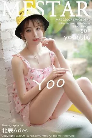 [MFStar模范学院]Vol.349_嫩模yoo优优大理旅拍私房粉色草莓睡衣妩媚动人写真50P
