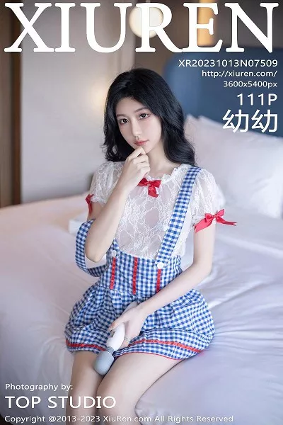 [XiuRen秀人网]No.7509_模特幼幼性感蓝白格子萝莉裙服饰多面视角秀完美身材诱惑写真110P