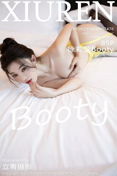 [XiuRen秀人网]No.7476_女神徐莉芝性感淡黄连衣短裙+黄色情趣内衣秀惹火身材诱惑写真85P