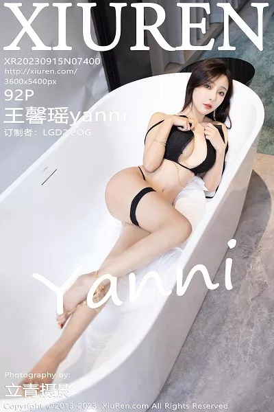 [XiuRen秀人网]No.7400_女神王馨瑶yanni性感红色连衣短裙+黑色情趣内衣撩人诱惑写真92P