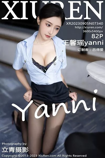 [XiuRen秀人网]No.7340_女神王馨瑶yanni性感女警制服露黑色蕾丝内衣秀惹火身材诱惑写真82P