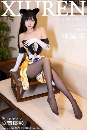 [XiuRen秀人网]No.7231_模特林星阑性感连衣短裙+豹纹内衣配白丝袜秀曼妙身姿诱惑写真90P
