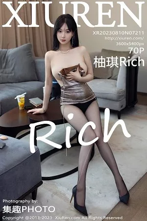[XiuRen秀人网]No.7211_模特柚琪Rich闪亮褐色吊带短裙配超薄黑丝秀曼妙身姿诱惑写真70P