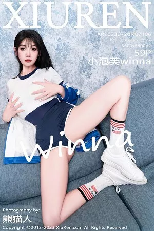 [XiuRen秀人网]No.7106_模特小泡芙winna脱学生制服露性感死库水秀浑圆翘臀诱惑写真59P