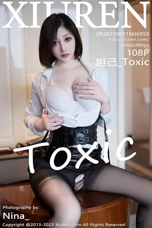 [XiuRen秀人网]No.6959_女神妲己_Toxic性感白色蕾丝内衣配魅惑黑丝秀雪峰美臀诱惑写真108P