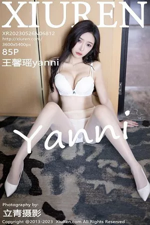 [XiuRen秀人网]No.6812_女神王馨瑶yanni性感花色连衣裙露白色内衣配超薄肉丝诱惑写真85P