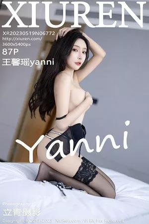 [XiuRen秀人网]No.6772_女神王馨瑶yanni私房性感黑色内衣配黑色蕾丝吊袜极致魅惑写真87P