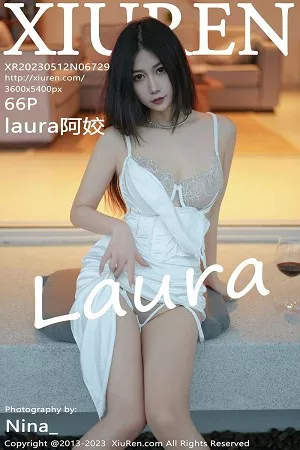 [XiuRen秀人网]No.6729_模特laura阿姣脱白色吊带长裙露浅色轻透蕾丝内衣完美诱惑写真66P