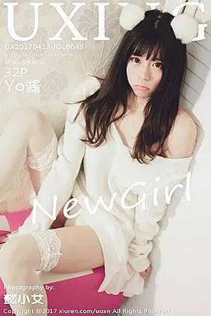 [UXING优星馆]Vol.048_嫩模Yo酱居家学生装+白色蕾丝袜清爽美萝莉性感写真32P
