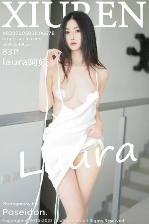 [XiuRen秀人网]No.6678_模特laura阿姣户外泳池大尺度露傲人豪乳血滴子遮点诱惑写真83P