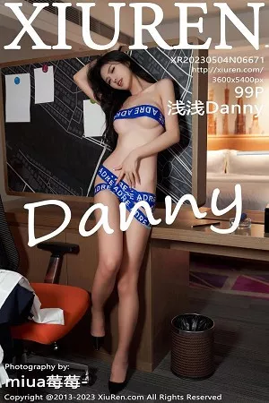 [XiuRen秀人网]No.6671_模特浅浅Danny半脱露性感白T配超薄黑丝秀曼妙身姿诱惑写真99P
