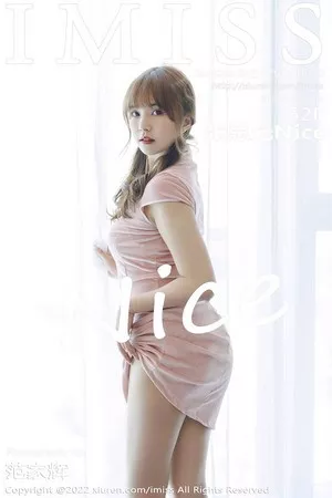 [IMISS爱蜜社]Vol.672_模特张思允Nice半脱性感粉色连衣裙露粉色内衣原色丝袜诱惑写真52P
