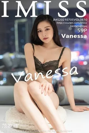 [IMISS爱蜜社]Vol.610_气质美女Vanessa职场OL主题私房半脱露镂空内衣迷人诱惑写真59P