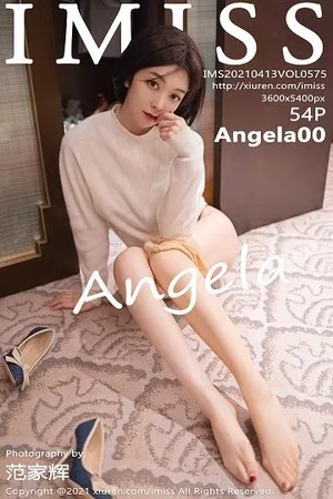 [IMISS爱蜜社]Vol.575_女神Angela00职场制服主题私房浴室粉色睡衣湿身诱惑写真54P