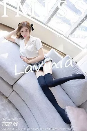 [IMISS爱蜜社]Vol.543_气质女神Lavinia肉JK制服配黑丝筒袜露性感内衣诱惑写真61P