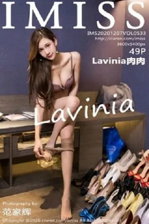 [IMISS爱蜜社]Vol.533_气质女神Lavinia肉典雅连身裙半脱露性感内衣完美诱惑写真49P