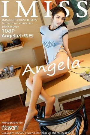 [IMISS爱蜜社]Vol.489_嫩模Angela小热巴脱牛仔裤露高叉连体衣肉丝裤袜诱惑写真108P
