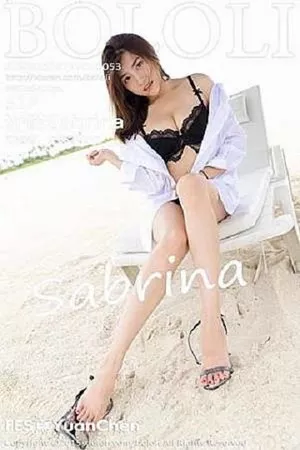 [BoLoli波萝社]Vol.053_许诺Sabrina马尔代夫旅拍沙滩边红色花比基尼写真51P