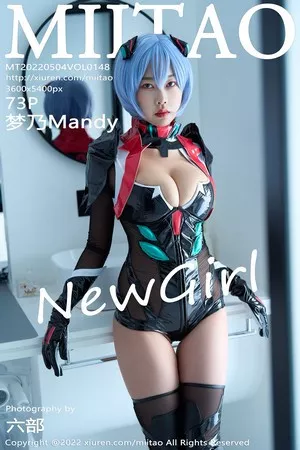 [MiiTao蜜桃社]Vol.148_新人模特梦乃Mandy私房Cosplay主题低胸连体衣秀豪乳诱惑写真73P