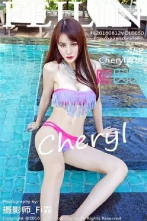 [FeiLin嗲囡囡]Vol.050_嫩模Cheryl青树室外泳池性感比基尼系列写真46P