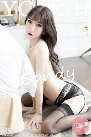 [YouMi尤蜜荟]Vol.490_女神周于希Sandy私房魅惑黑丝吊袜秀美妙身姿撩人诱惑写真54P