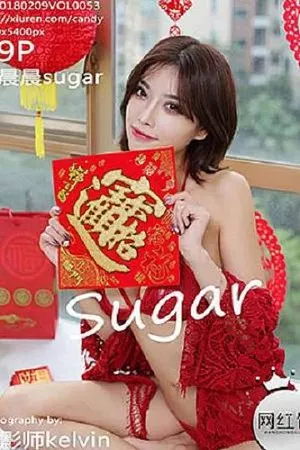 [Candy糖果画报]Vol.053_嫩模杨晨晨sugar新春福利红色内衣秀完美身材性感写真49P