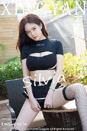 [XINGYAN星颜社]Vol.119_女神易阳Silvia三亚旅拍猫女郎半脱露傲人豪乳诱惑写真46P