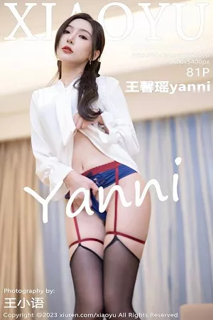 [XiaoYu画语界]Vol.1033_女神王馨瑶yanni性感白T配黑短裙露蓝色内衣秀曼妙身姿诱惑写真81P