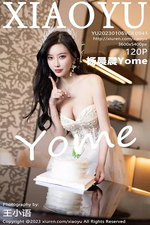 [XiaoYu画语界]Vol.941_女神杨晨晨Yome生日主题脱连衣长裙露火辣身材极致诱惑写真120P