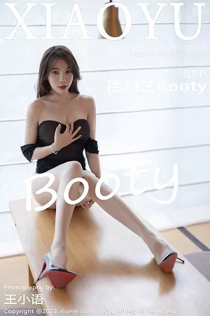 [XiaoYu画语界]Vol.888_女神徐莉芝Booty黑色露肩连衣裙配超薄肉丝秀完美身材诱惑写真86P