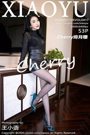 [XiaoYu画语界]Vol.417_女神绯月樱-Cherry西双版纳旅拍半脱露开档黑丝裤袜诱惑写真53P