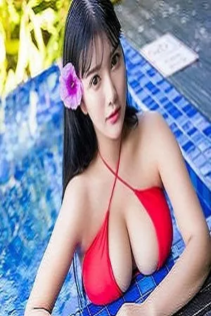 [XiaoYu画语界]Vol.029_嫩模小尤奈马尔代夫旅拍泳池里红色比基尼秀豪乳诱惑写真52P