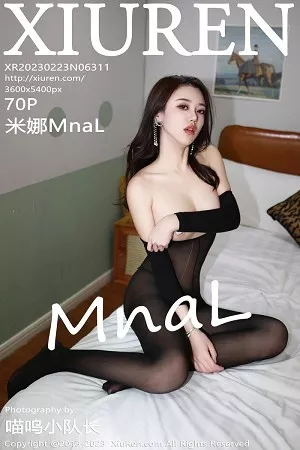 [XiuRen秀人网]No.6311_模特米娜MnaL私房性感黑色网纱轻透连体衣秀火辣身材诱惑写真70P