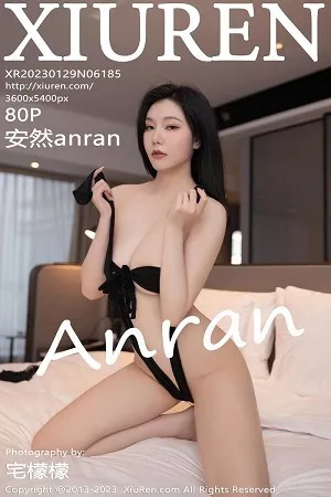 [XiuRen秀人网]No.6185_模特安然anran秘书角色黑色缕空连衣裙+黑色轻透连体衣诱惑写真83P