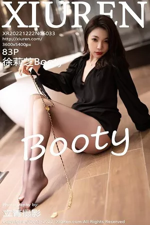 [XiuRen秀人网]No.6033_女神徐莉芝Booty私房半脱露黑色情趣内衣配无内黑丝诱惑写真83P