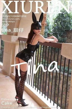 [XiuRen秀人网]No.5956_模特tina_甜仔女特务装扮黑丝吊带服饰秀凹凸身材撩人诱惑写真60P