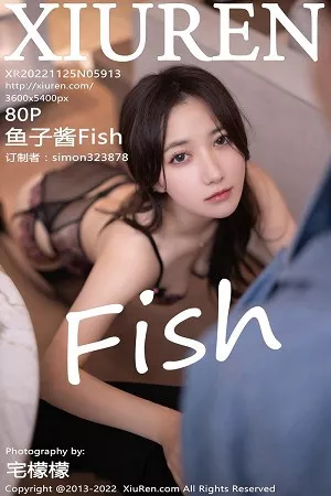 [XiuRen秀人网]No.5913_模特鱼子酱Fish白色轻透上衣配性感红短裙露蕾丝内衣诱惑写真80P