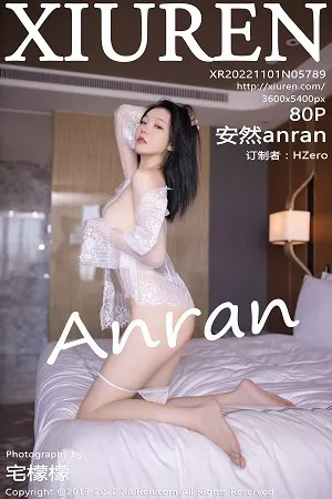 [XiuRen秀人网]No.5789_模特安然anran性感白色薄纱配白色蕾丝情趣内衣撩人诱惑写真80P