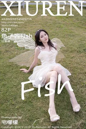 [XiuRen秀人网]No.5715_模特鱼子酱Fish户外场景性感白色羽翼公主裙配原色丝袜迷人写真82P