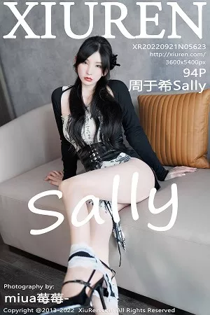 [XiuRen秀人网]No.5623_女神周于希Sally性感拼色连衣裙配超薄开档肉丝绝美诱惑写真94P