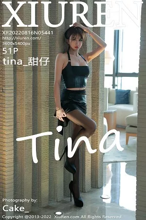 [XiuRen秀人网]No.5441_模特tina_甜仔香格里拉旅拍性感黑色皮质套装配开档黑丝诱惑写真51P