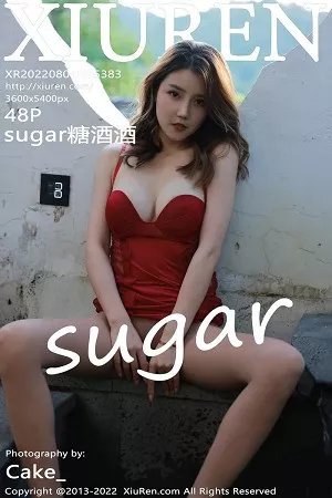 [XiuRen秀人网]No.5383_模特Sugar糖酒酒澳门旅拍泳池性感红色轻透内衣迷人诱惑写真48P