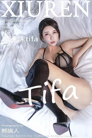 [XiuRen秀人网]No.5332_模特夏沫沫tifa私房半脱露黑色连体丝袜秀完美身材撩人诱惑写真66P