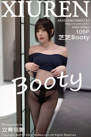 [XiuRen秀人网]No.5132_女神芝芝Booty性感蓝色真空收身上衣配超薄黑丝撩人诱惑写真109P