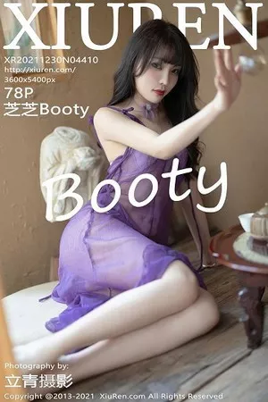 [XiuRen秀人网]No.4410_女神芝芝Booty私房床上脱紫色轻纱长裙露蕾丝内衣迷人诱惑写真78P