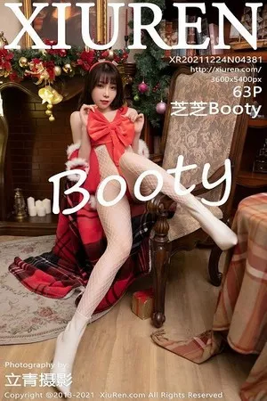 [XiuRen秀人网]No.4381_女神芝芝Booty圣诞装扮主题红上衣配白色网格丝袜撩人诱惑写真63P