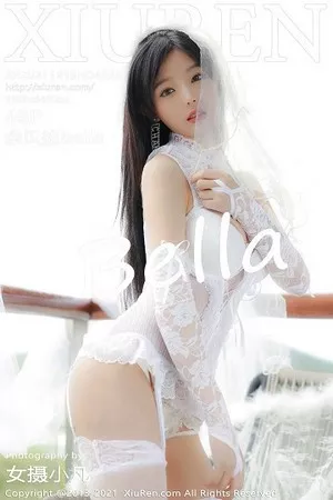 [XiuRen秀人网]No.4339_模特佘贝拉bella大理旅拍私房性感纯白婚纱配蕾丝吊袜诱惑写真48P