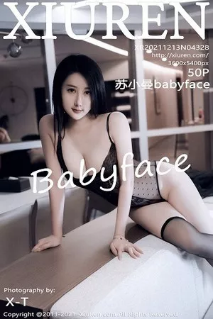 [XiuRen秀人网]No.4328_模特苏小曼babyface私房黑色网纱情趣内衣配蕾丝袜撩人诱惑写真50P