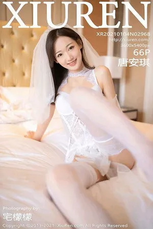 [XiuRen秀人网]No.2968_嫩模唐安琪白色婚纱主题性感紧身内衣配吊带白丝袜完美诱惑写真66P